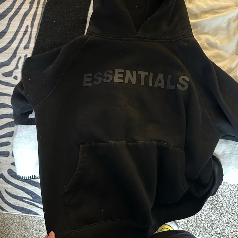 Essentials Black Hoodie